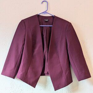 Maroon blazer from Express, size 10